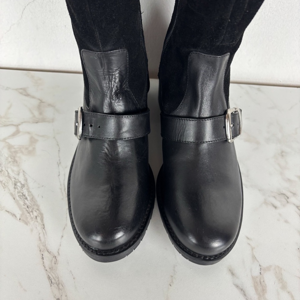 Matisse Lola Black Suede Over The Knee Boots Sz 6.5 - Picture 7 of 11